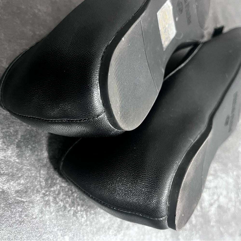 Dream Pairs Low Wedge Dressy Flats Square Toe Black Size 8.5 - Picture 10 of 13